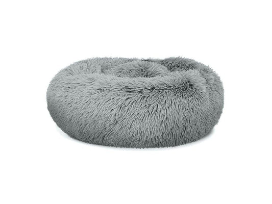 Plush bed for dogs