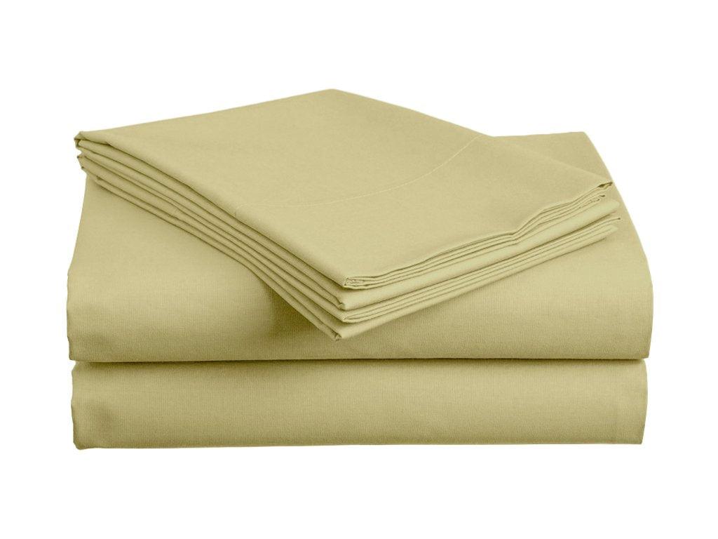 LUX yellow cotton sheet