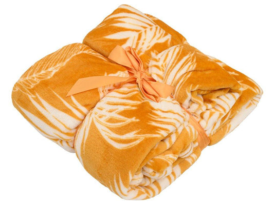 FIEN microplush plaid orange