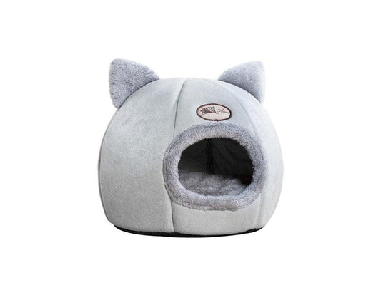 Plush bed for cats